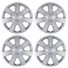 15 Set Of 4 Wheel Covers Hubcaps Snap On Full Hub Caps Fit R15 Tire Steel Rim