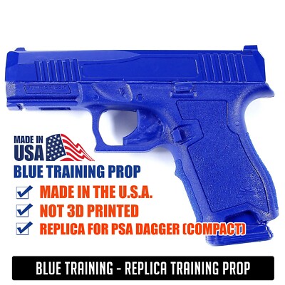 Blue Training Prop for PSA Dagger (Compact) - Solid Resin - Not a Gun