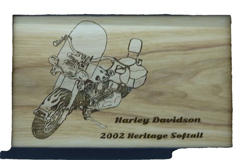 HARLEY壁掛け　木製 Harley Davidson Motorcycle Wooden Wall Hanging Hand Carved