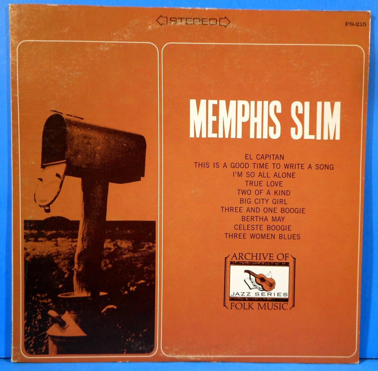 MEMPHIS SLIM SELF LP 1968 ORIGINAL PRESS GREAT CONDITION! VG+/VG+!!A