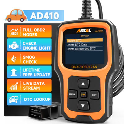 Automotive OBD2 Scanner Car Diagnostic Scan Tool Check Engine Fault Code Reader 