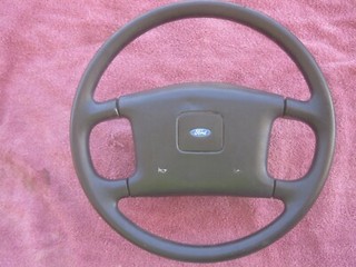 1987 1888 1989 1990 Ford Escort XL GL black steering wheel used original