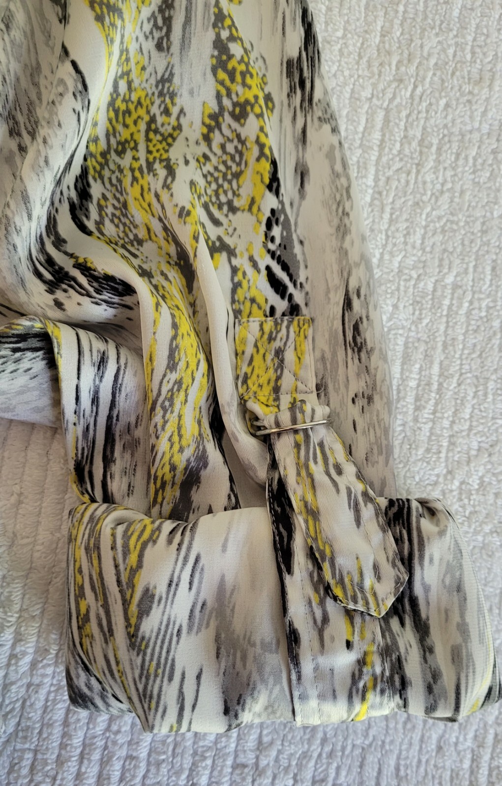 Calvin Klein Button Down Blouse, Medium - image 8