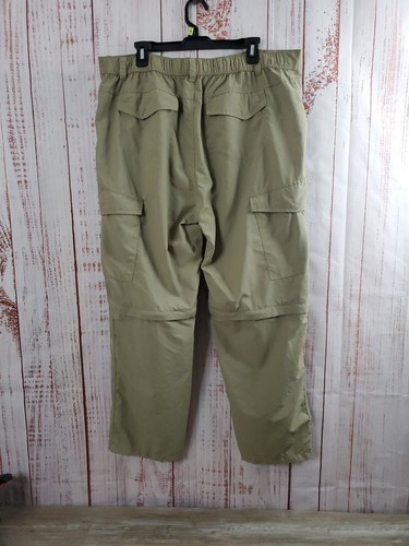 Convertible Hiking Pants Mens 40 Khaki 2 in 1 Cargo Shorts Quick Dry Comfort - Picture 4 of 11