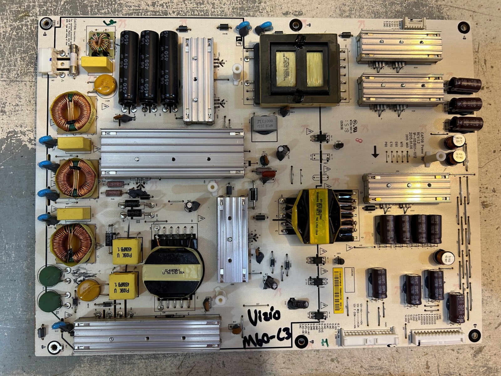 Vizio M60C3 P602UIB3 Power Supply Board 0960CAP09000 eBay