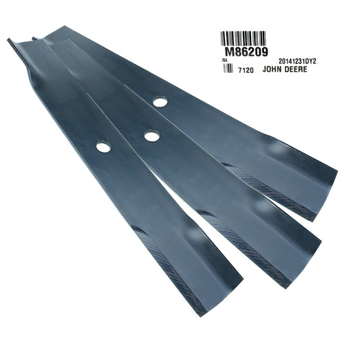 John Deere Original Equipment 3 Mower Blades #M86209