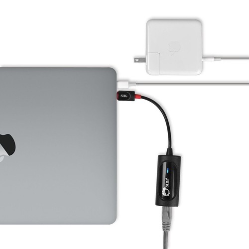 Adaptador Ethernet SIIG JU-NE0914-S1 USB-C a Gigabit - USB 3.0 - Imagen 6 de 9