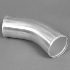 45 Degree 102mm 4" inch Aluminum Intercooler Intake Pipe Piping Tube Hose