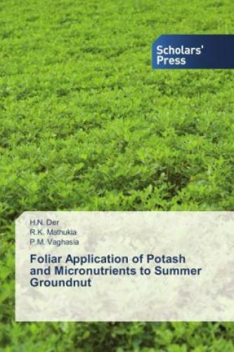 Thumbnail - Foliar Application Of Potash And Micronutrients To Summer Groundnut