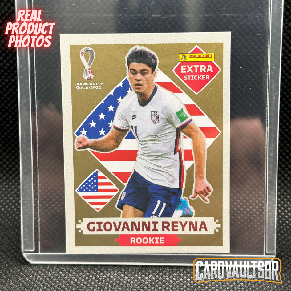 Rare Panini FIFA World Cup Qatar 2022 - GOLD Extra Sticker