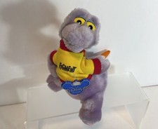 Vintage 1982 Disney Figment Plush w/ Original Tags Stuffed Purple Dragon EPCOT