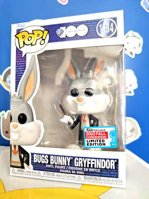 Funko Pop Bugs Bunny Gryffindor Fall Convetion 2023 #1334 Vinyl 889698712088