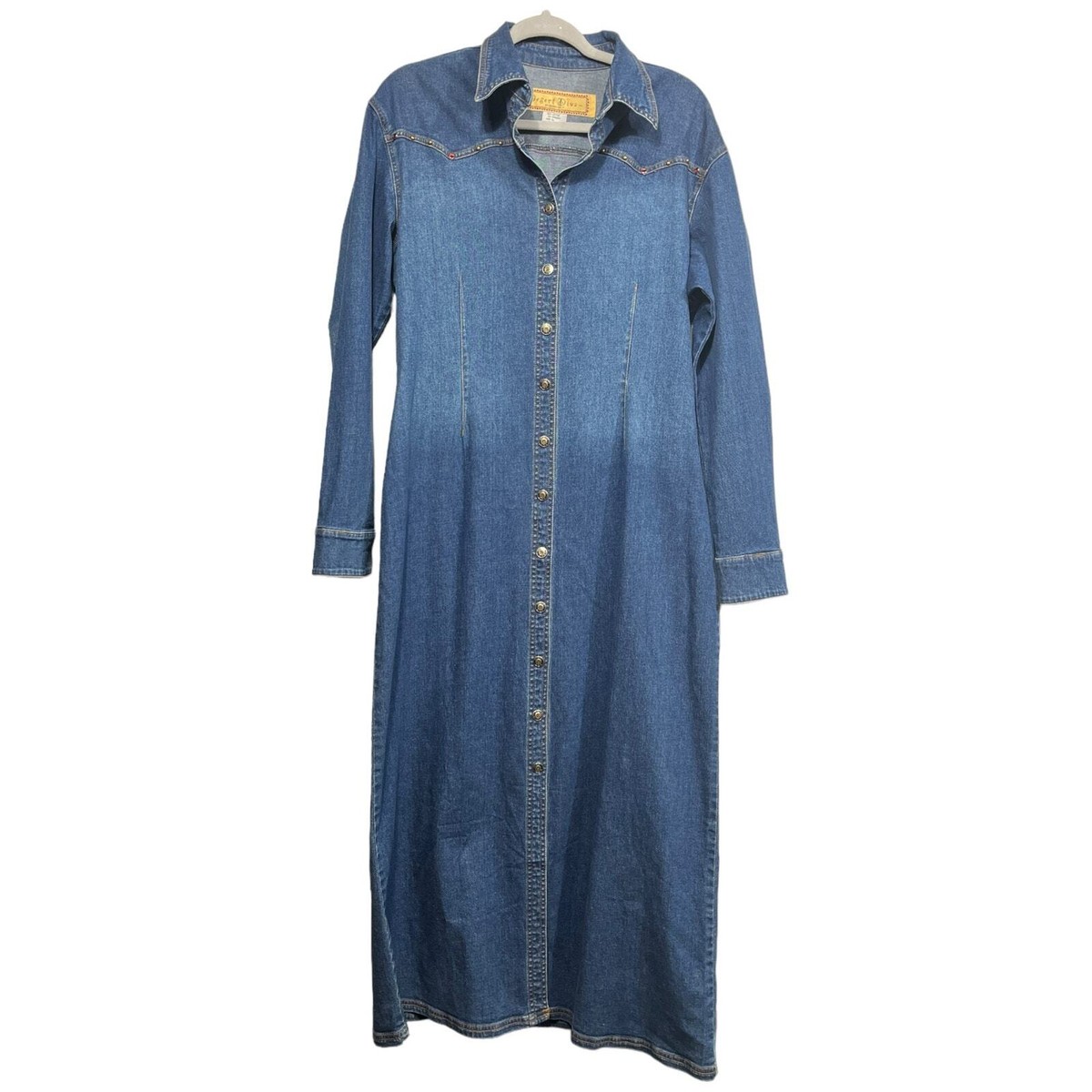 ganni kress soft denim dress Denim Outfits Kress Soft Denim Ganni Denim Shirt Dress Blue Denim Womens Denim Warehouse Western Denim