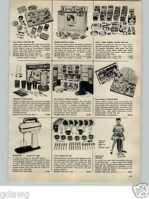 1956 PAPER AD Fiesta Toy Tea Set Sets Play Hoover Vacuum Cleaner Heinz Kitchen