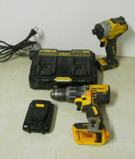 Dewalt DCF809 1/4" Impact Driver DCD796 1/2" Hammer Drill DCB102 Charger Battery