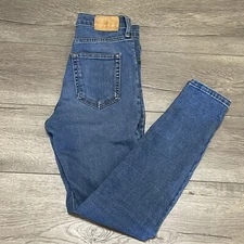 Everlane High Rise Skinny Denim Regular Jean Blue Women Size 26