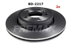 2 Bremsscheiben vorne Fremax BD-2217, 325mm für BMW X3 (E83)