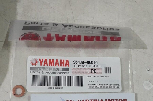 Genuine Ring Gasket Fit for Yamaha FJR1300 WR250 FZ8 2009-2013 90430-06014 - Picture 1 of 2