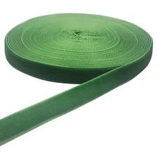 10 Yards Green Velvet Ribbon Spool
