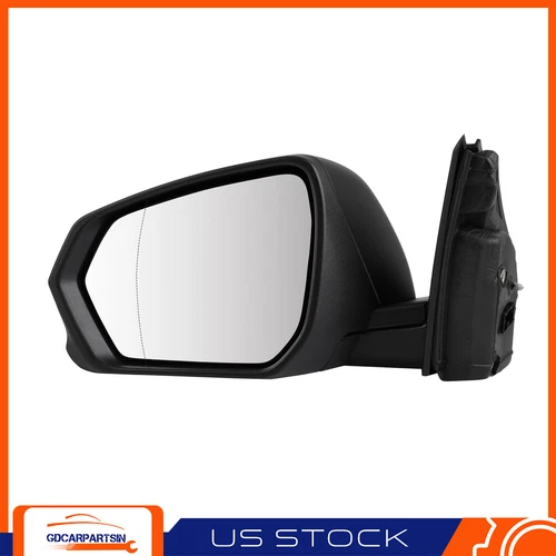Driver Left Side Door Mirror For 2018 2019 2020 2021 Chevrolet Equinox Black