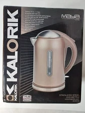 Kalorik Stainless Steel Cordless Jug Kettle 1.7 Liter Maya Line JK31514MY NIB