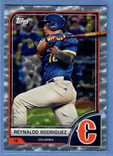 2023 Topps World Baseball Classic Reynaldo Rodriguez Cracked Ice #/99 SP
