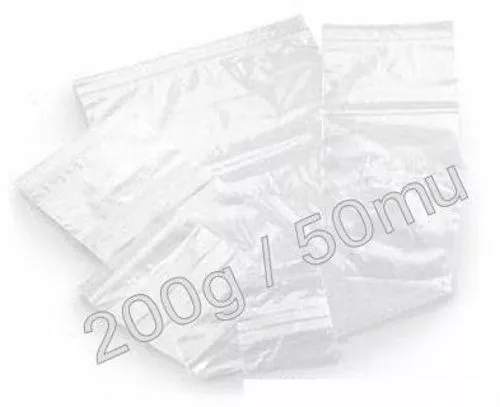 100 poly grip seal zip lock bags 10" x 14" - 254x356mm 200g  50 micron image 3