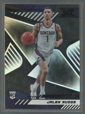  2021-22 PANINI CHRONICLES DRAFT JALEN SUGGS XR BLACK PARALLEL ROOKIE CARD #163.