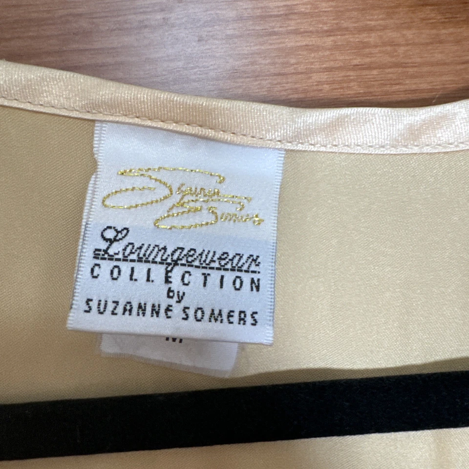 Винтажный Suzanne Somers Loungewear коллекции пижамы сна платье кокетка - Изображение 4 из 4