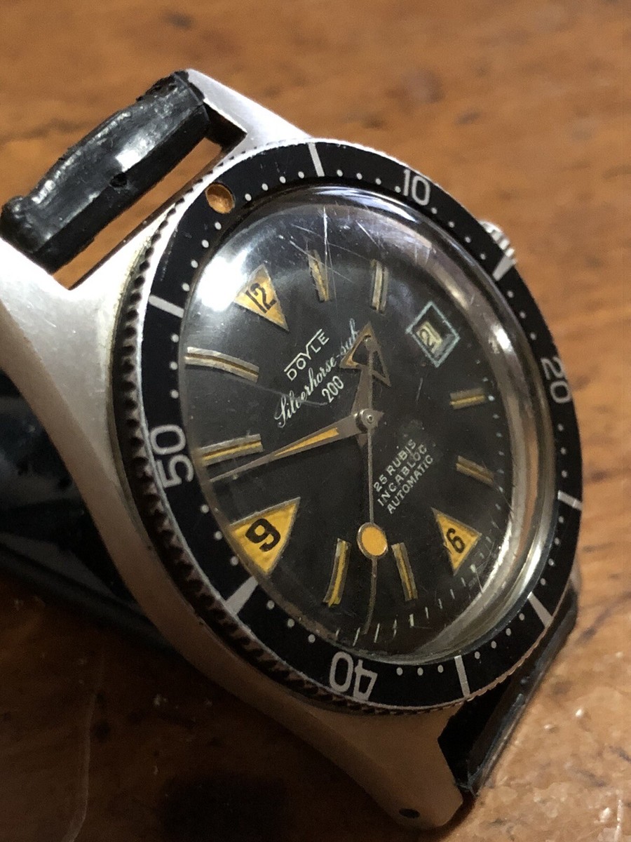 Doyle Diver Vintage Case Brevet 238872 387551 Meter 200 Rare Aka - Main Image
