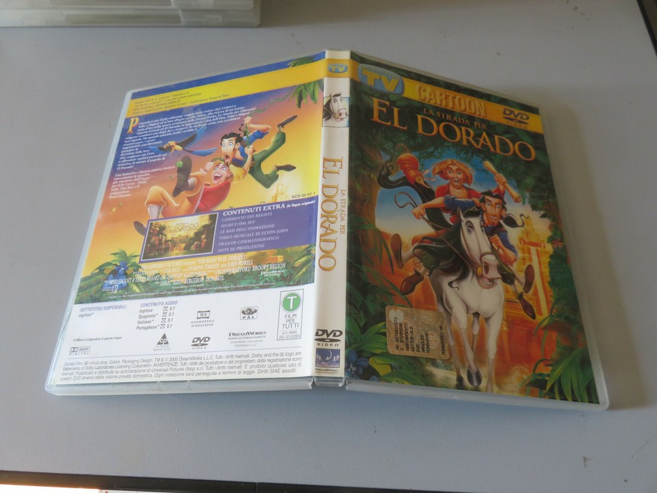 The Road To EL DORADO TV Cartoons Smiles And Songs DVD - Excellent Used ...