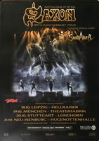 Saxon - Battalions Of Steel, Tour 2009 | Konzertplakat | Poster