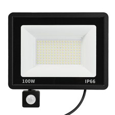 LED Floodlight With PIR Motion Sensor Outdoor Garden Security Lights Waterproof