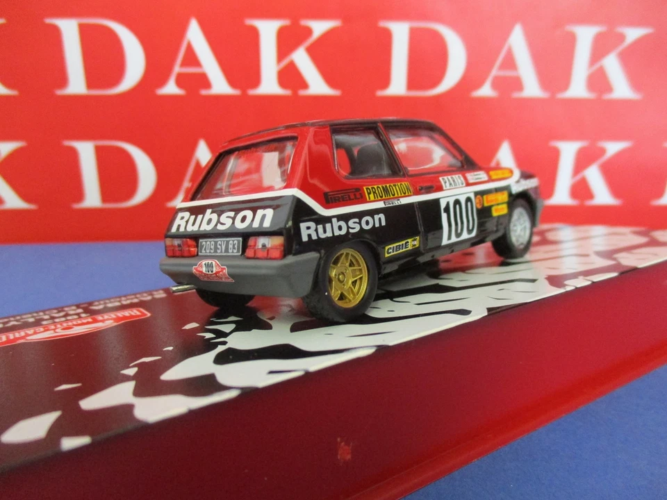 Die cast 1/43 Modellino Auto Talbot Samba Rally Monte Carlo 1983 R. Defour - Immagine 3 di 4