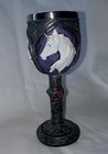 Unicorn Goblet/Wine-Glass/Cup resin,stainless steel & Unicorn Head Trinket Tray — photo 2