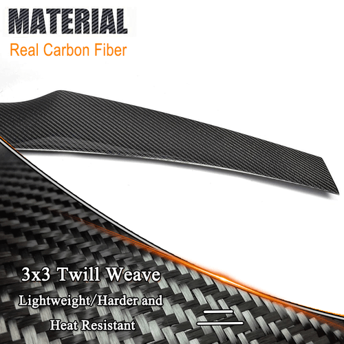 REAL Carbon Rear Trunk Boot Lip Spoiler Wing For Ford Mustang 6th 2-Door 2015-17 - Bild 9 von 12