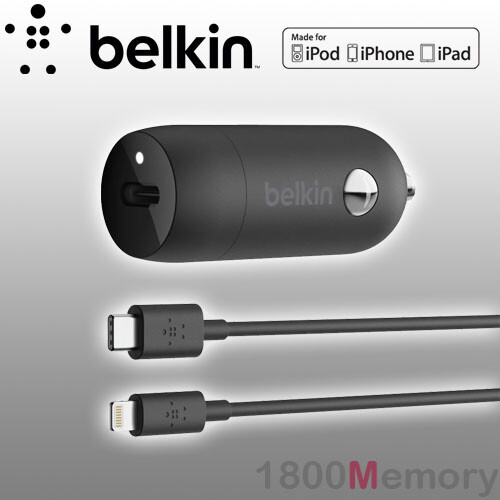 Belkin Boost Charge 30W USB-C Car Charger USB C 1m Lightning Cable MFI-Certified-image