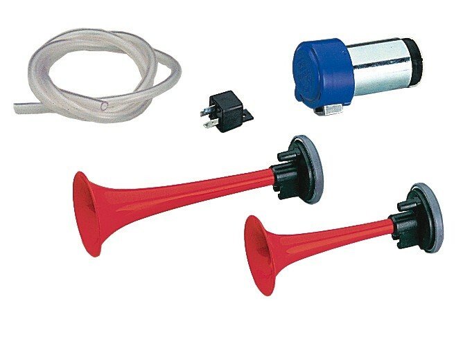 Kit Avvisatore Acustico Elettropneumatico 12V - Alta Pressione