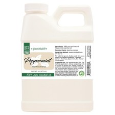 GreenHealth Peppermint Essential Oil   16 fl oz  100 Pure  Uncut  Heavy-D...