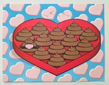 Nintendo Power WarioWare Inc Gameboy Adance Poo Valentine Postcard 5" X 6"