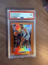 2023-24 Panini Prizm Deca GG Jackson II Orange Prizm /49 PSA 9 RC Rookie