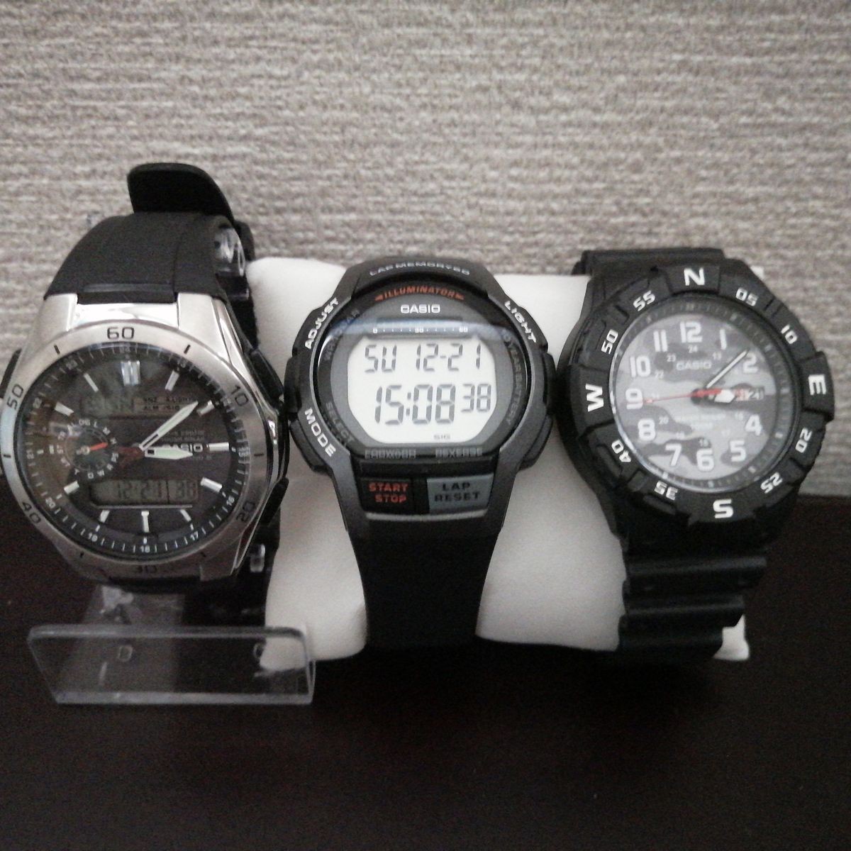 CASIO Casio watch 3items set, Waveceptor radio/so… - image 1