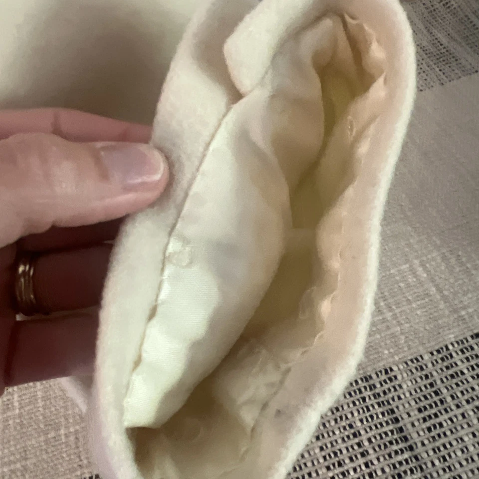 Chaqueta Christian Dior Vintage, Talla 12, Color - Crema Con Cuello Negro Foto 4 de 4