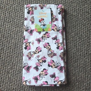 Disney Minnie Mouse Easter Kitchen Towels Set Of Two White Pink Spring