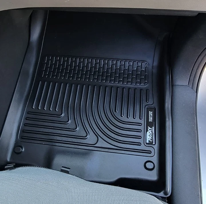 Черные передние напольные покрытия Husky Liner WeatherBeater для Honda Passport 2019-2025 годов выпуска - Изображение 3 из 4