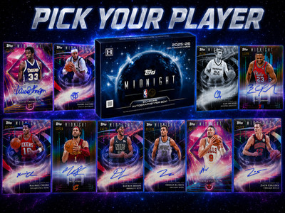 2025-26 Topps Midnight Basketball Autographed Cards- Pick Your Player card