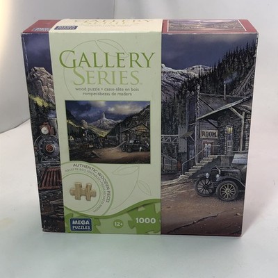 Gallery Series 1000 Piece Wooden Jigsaw Puzzle - Nuggetville 1920 Mega Puzzles