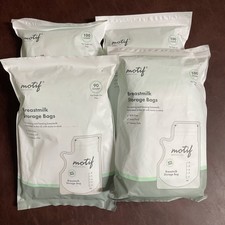 Lot If 4 Bags Motify Breast Milk Storage Bags 490 Bags - New 