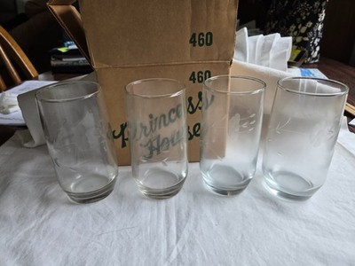 Princess House HERITAGE BEVERAGE GLASSES 11.5oz 5  #460 ~ set of 4  #OSSH