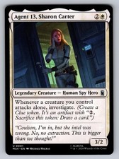 Agent 13, Sharon Carter 1 Uncommon Marvel Super Heroes Magic: The Gathering LP